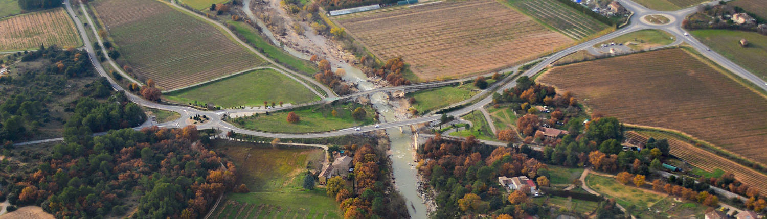 Travaux de restauration de la mobilité latérale du Calavon