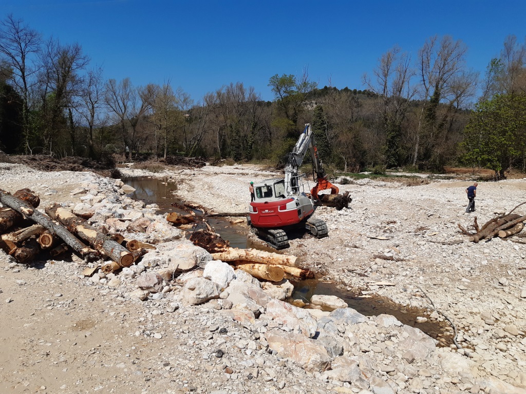 Retrait des embâcles post-crue : Les travaux reprennent