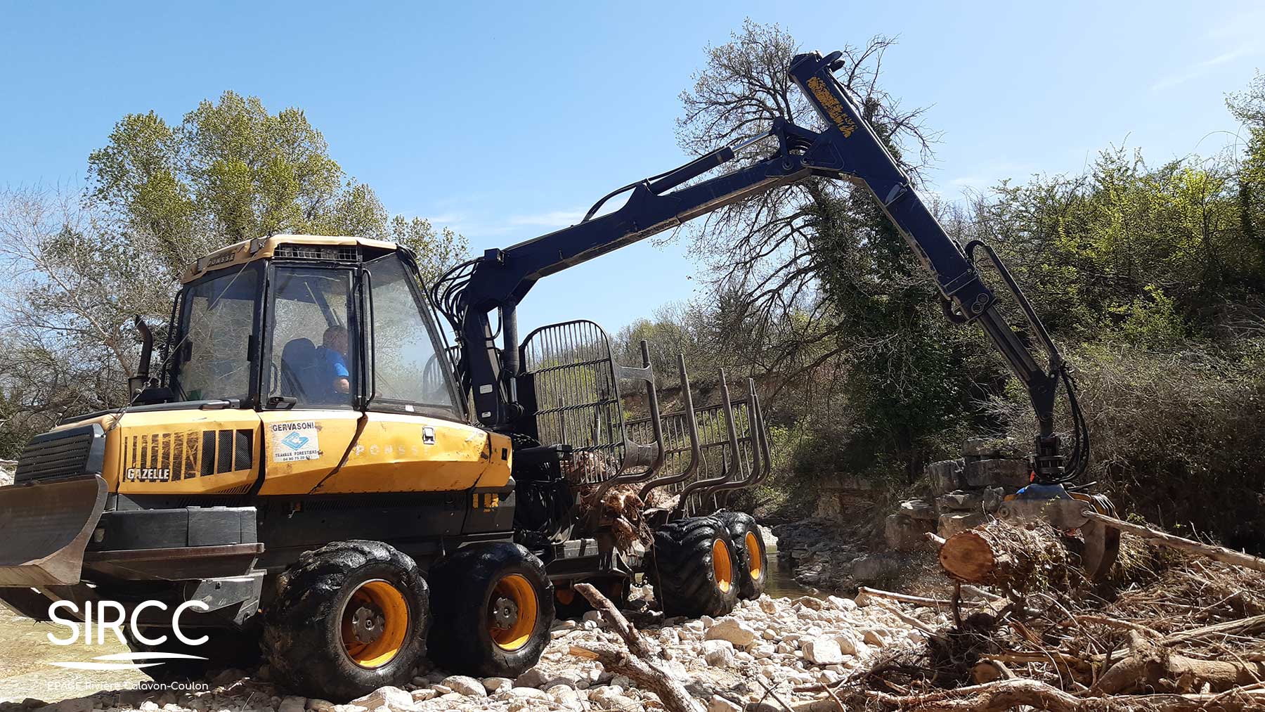 Travaux après la crue…